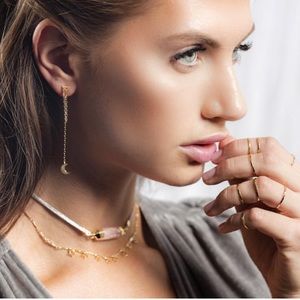 NEW RORY ASHTON Onyx Gemstone Boho Choker